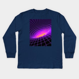 Digital abyss Kids Long Sleeve T-Shirt